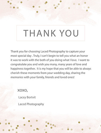 laced thank you