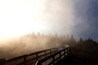 Yellowstone steam path walkway photograph