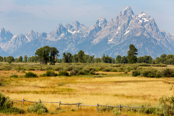 Grand Tetons mountain range