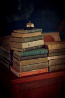 Old Book Series - stack of old books