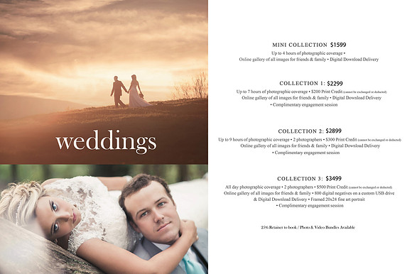 wedding pricing main image