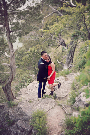 engagement session at Ha Ha Tonka