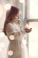 Girl with candle